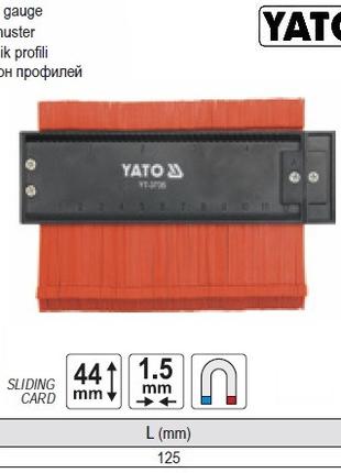 Шаблон профилей YATO Польша трафарет l=125 мм YT-3735