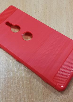 Силиконовый чехол для Sony Xperia XZ2 H8266 красный