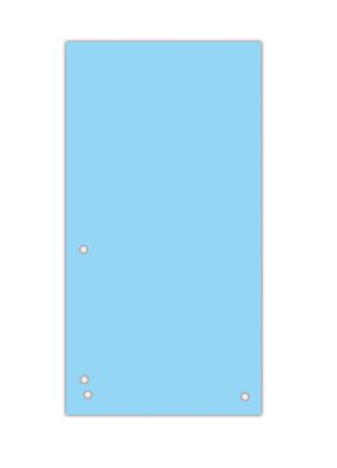 Индексразделитель 105х23см (100шт) картон синий