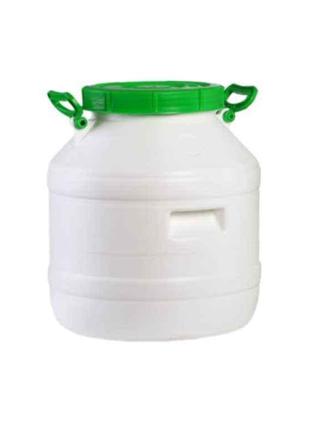 Пищевая фляга пластиковая 30 литров (горловина 215 мм) "ЛЕМІРА"