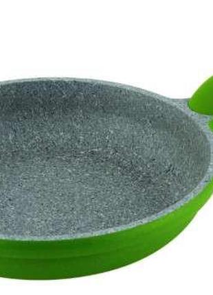 Сковорода литая СВ-2026 зеленая 20 см Eco Granite PREMIUM "CON...