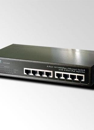 Некерований комутатор PoE Planet FSD-804P-EU (8-Port 10/100Mbp...