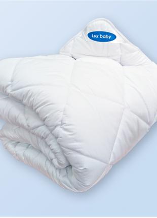 Одеяло полуторное Luxbaby Classic белое, размер 140х200cм