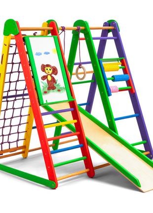 Дитячий різнокольоровий ігровий майданчик з гіркою «Еверест» Т...