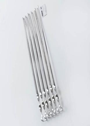 Шампур Сила трикутний із неіржавкої сталі 570*10*1,5 мм