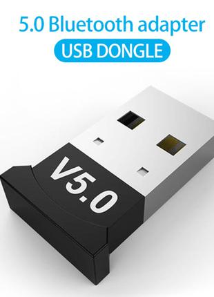 Бездротовий USB адаптер Bluetooth 5.0 приймач Dongle донгл для...