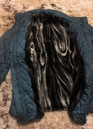 Шикарная стеганая курточка на меху gabrel