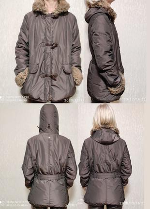Куртка зимняя, искусственный мех. 46р. M. + бесп. дост. Киев