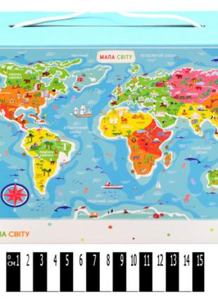 Пазлы Карта Мира, 100 дет, 46 х 64 см