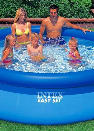 Надувной бассейн INTEX EASY SET POOL 28120, интекс 305 x 76 см