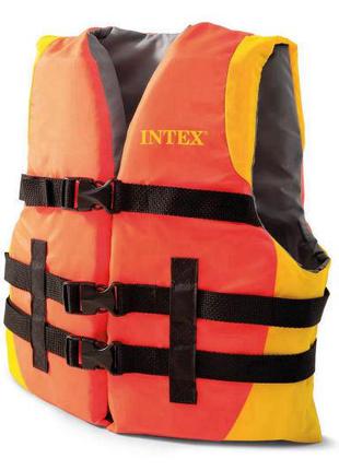 Спасательный жилет детский Intex 69680, 22 - 40 кг, оранжевый
