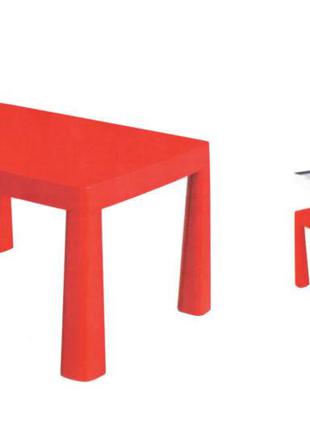 Пластиковий стіл з насадкою для аерохоккея червоний 04580/5 До...