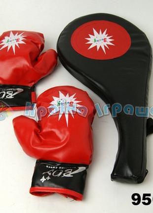 Боксерский набор Карате 9503, 2-перчатки, ловушка, см. описание