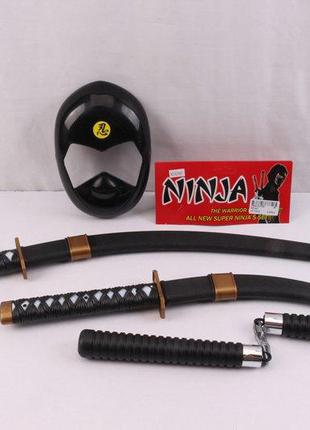 Набор Ниндзя 1447 меч, нунчаки, маска, кунаи, см. описание