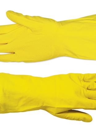 Перчатки хозяйственные Technics латексные желтые S (16-100)