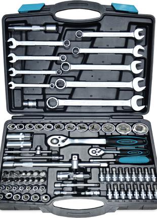 Набор головок и ключей Berg с комплектующими 82 шт (52-112)