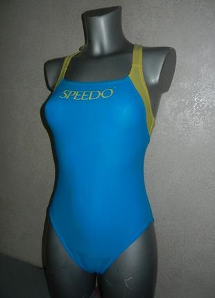 Speedo,оригинал!голубой купальник для плавания,для бассейна