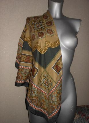 Шелк атлас италия! стильный большой платок,палантин, шаль