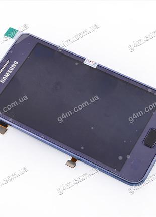 Дисплей Samsung i9105 Galaxy S2 Plus с тачскрином и рамкой, те...