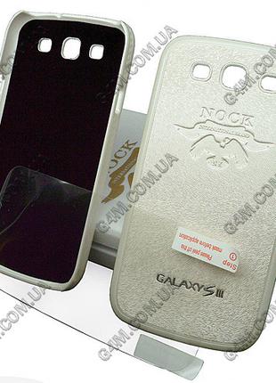 Накладка пластиковая NOCK для Samsung i9300 Galaxy S3 (белая с...