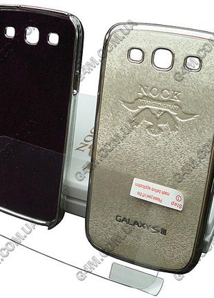Накладка пластиковая NOCK для Samsung i9300 Galaxy S3 (серебри...