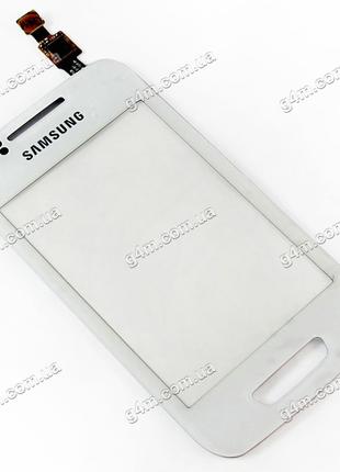Тачскрин для Samsung S5380 Wave Y белый, Оригинал