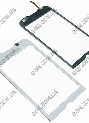 Тачскрин для Samsung i8000 Omnia 2 белый с клейкой лентой