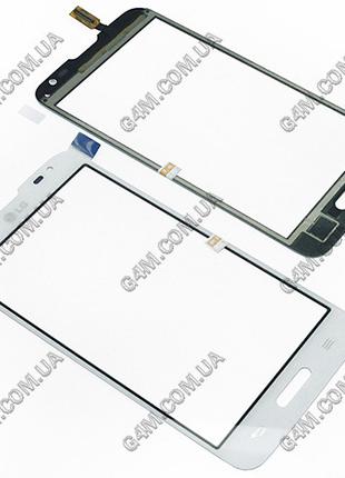 Тачскрин для LG D320, D321, MS323 Optimus L70 белый (Оригинал)