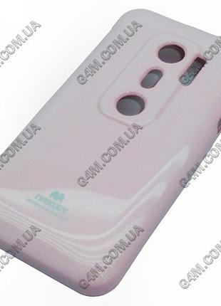 Накладка пластиковая MERCURY для HTC EVO 3D розовая