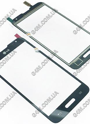 Тачскрин для LG D320, D321, MS323 Optimus L70 черный (Оригинал)
