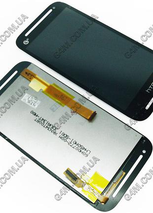 Дисплей HTC Desire 608T з тачскрином, чорний