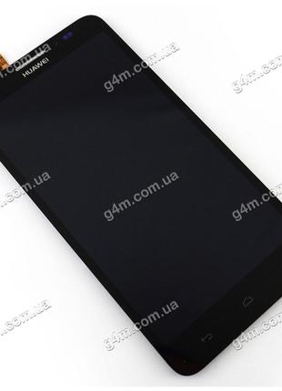 Дисплей Huawei HONOR 3X G750 с тачскрином, черный