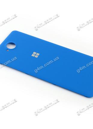 Задняя крышка для Nokia Lumia 650 Dual Sim (Microsoft) голубая