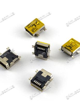 Конектор заряджання для китайських телефонів mini USB (5 пін)