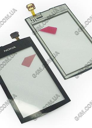 Тачскрин для Nokia Asha 305, Asha 306 черный (Оригинал China)