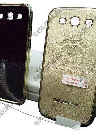 Накладка пластиковая NOCK для Samsung i9300 Galaxy S3 (золотая...