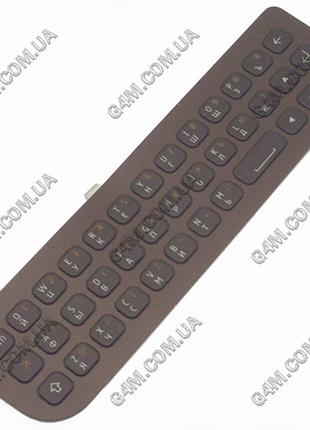 Клавіатура для Nokia N97 mini коричнева, кирилиця (Оригінал) з...