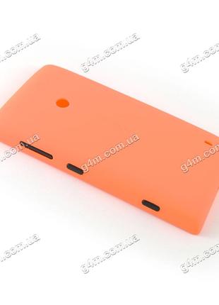 Задняя крышка для Nokia Lumia 520, Lumia 525 оранжевая