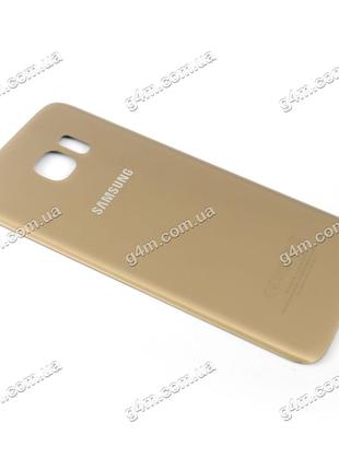 Задня кришка для Samsung G935F Galaxy S7 Edge золотиста, висок...