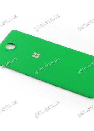 Задняя крышка для Nokia Lumia 650 Dual Sim (Microsoft) зеленая