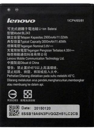 Акумулятор BL243 для Lenovo A7000, K5 Note, A7600, K50