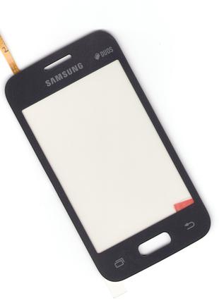 Тачскрин для Samsung G130H Galaxy Young 2, темно-серый (Оригинал)