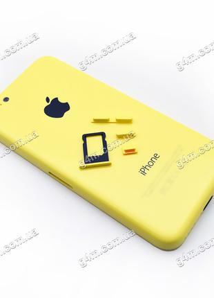 Корпус для Apple iPhone 5C (MG8Y2) жовтий, висока якість