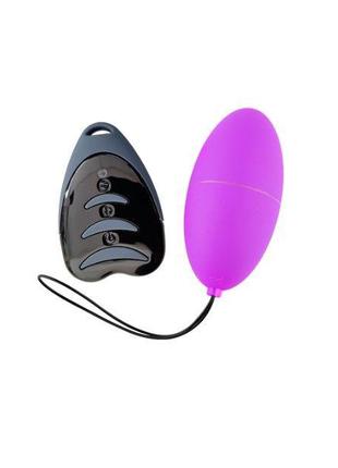 Виброяйцо Alive Magic Egg 3.0 Purple с пультом ДУ, на батарейк...