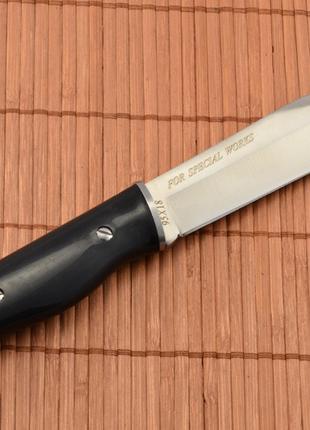 Нож военный Скала(Рукоять Микарта) ,клинок 5 мм, мощный и наде...
