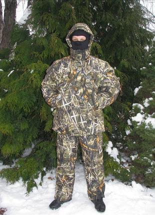 Зимний костюм для рыбалки, температура комфорта - 30с