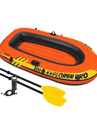 Полутораместная надувная лодка Intex Explorer Pro 200 Set