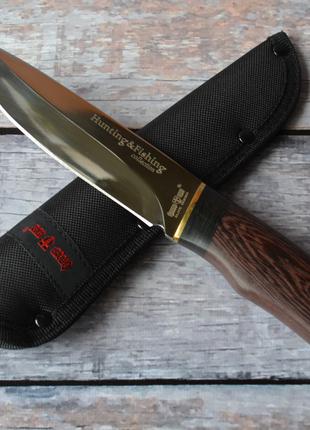Нож охотничий Сайгак-2, в комплекте с прочными ножнами из плот...
