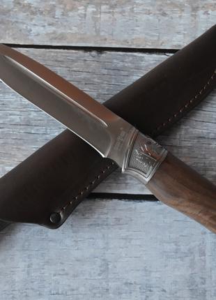 Классический охотничий нож Канада 5, с кожаным чехлом в комплекте