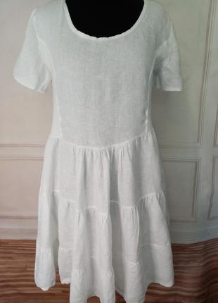 Платье из льна производство италия